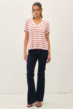 Cotton Linen Blend T Shirt