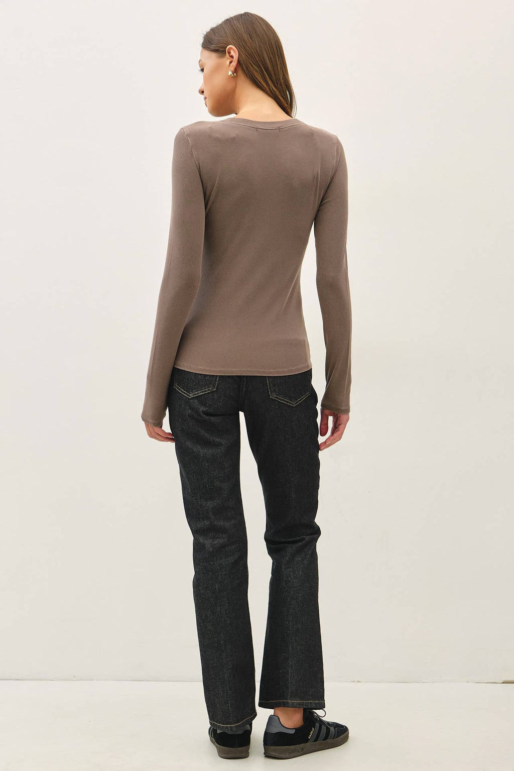 Ribbed Crewneck Long Sleeve