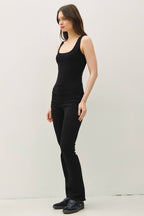 Double Lined Square Neck