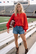 Balloon Sleeve Sweater