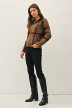 Plaid Zip Jacket