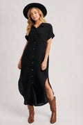 Button Maxi Dress