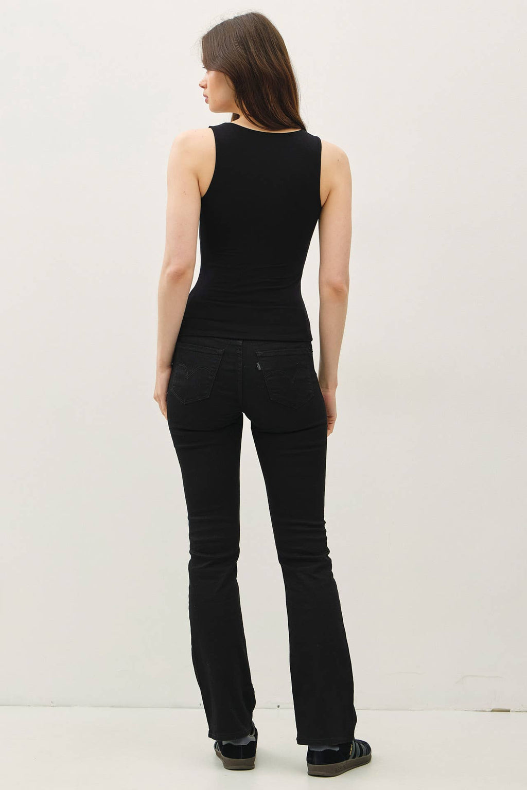Double Lined Square Neck