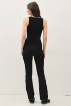 Double Lined Square Neck