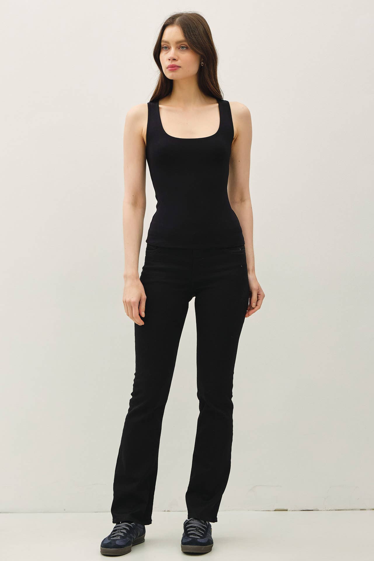 Double Lined Square Neck