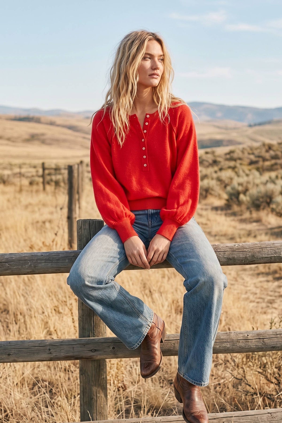 Balloon Sleeve Sweater