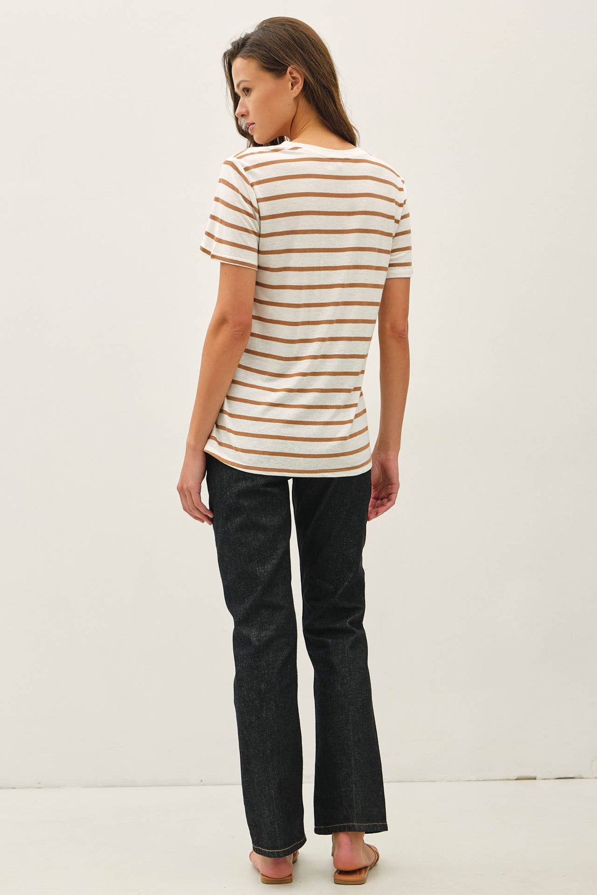 Cotton Linen Blend T Shirt