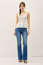 Peplum Sweater Tank