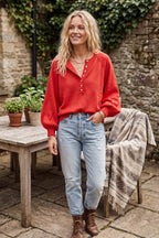 Balloon Sleeve Sweater