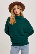 Slouch Neck Dolman Sleeve
