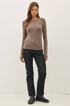 Ribbed Crewneck Long Sleeve