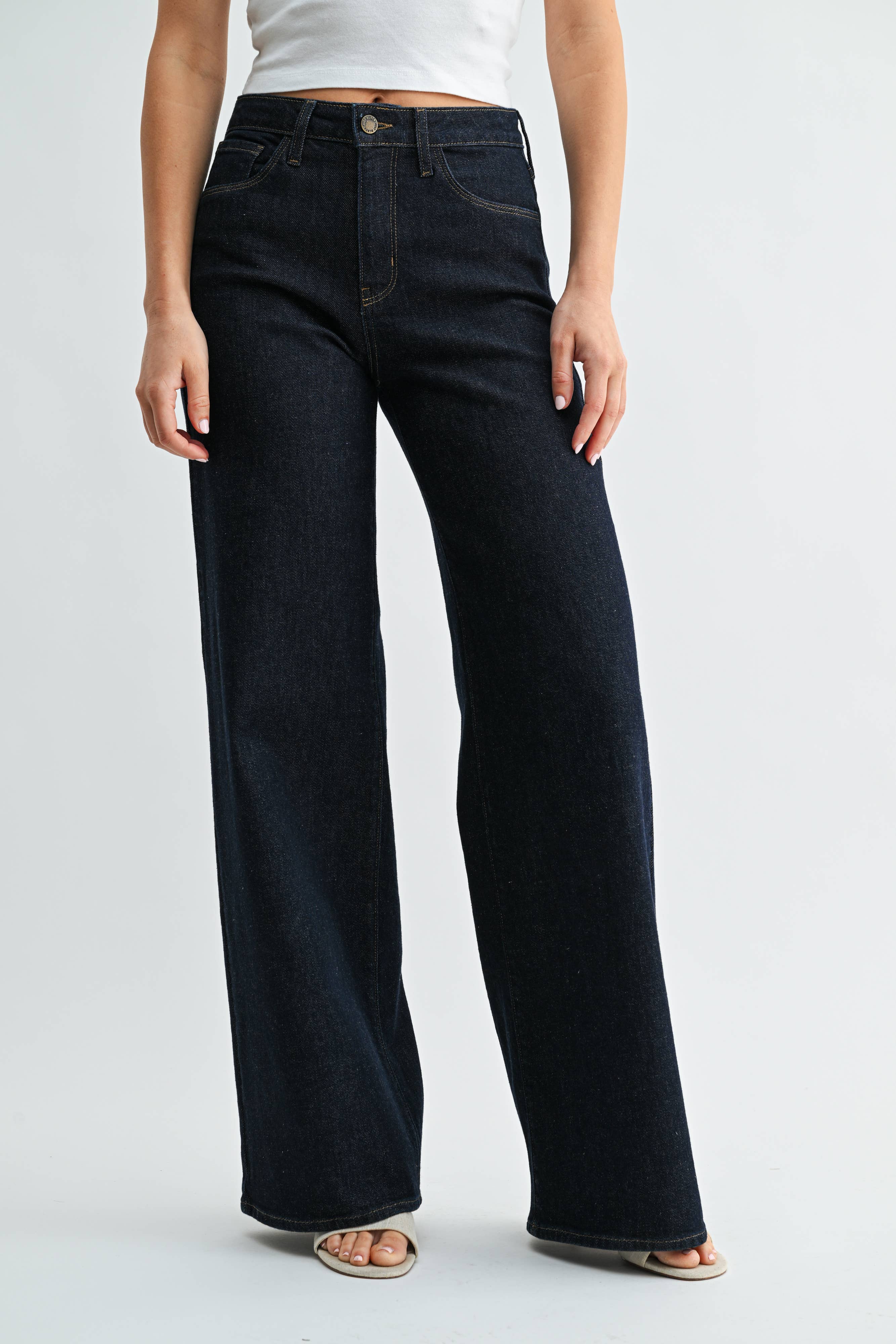 Stretch Wide Leg