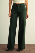 High Rise Stretchy Wide Leg