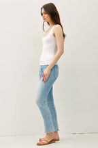 Double Lined Square Neck