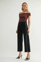 Barrel Jean Twist Seam