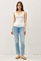 Double Lined Square Neck