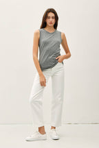 Round Neck Muscle Tank