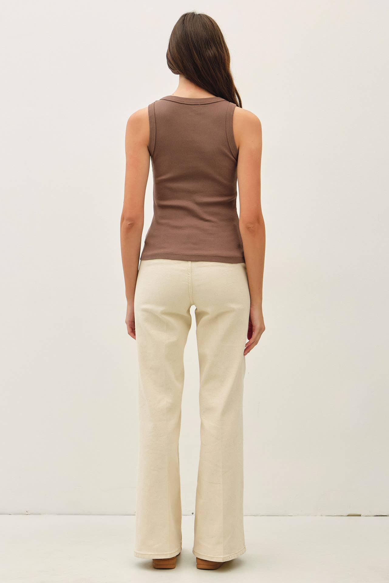 High Neck Muscle Tank