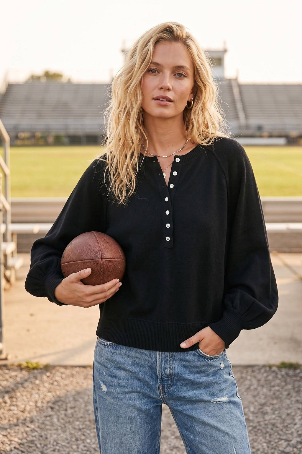 Balloon Sleeve Sweater