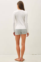 Ribbed Crewneck Long Sleeve