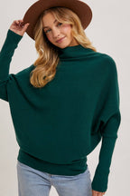 Slouch Neck Dolman Sleeve