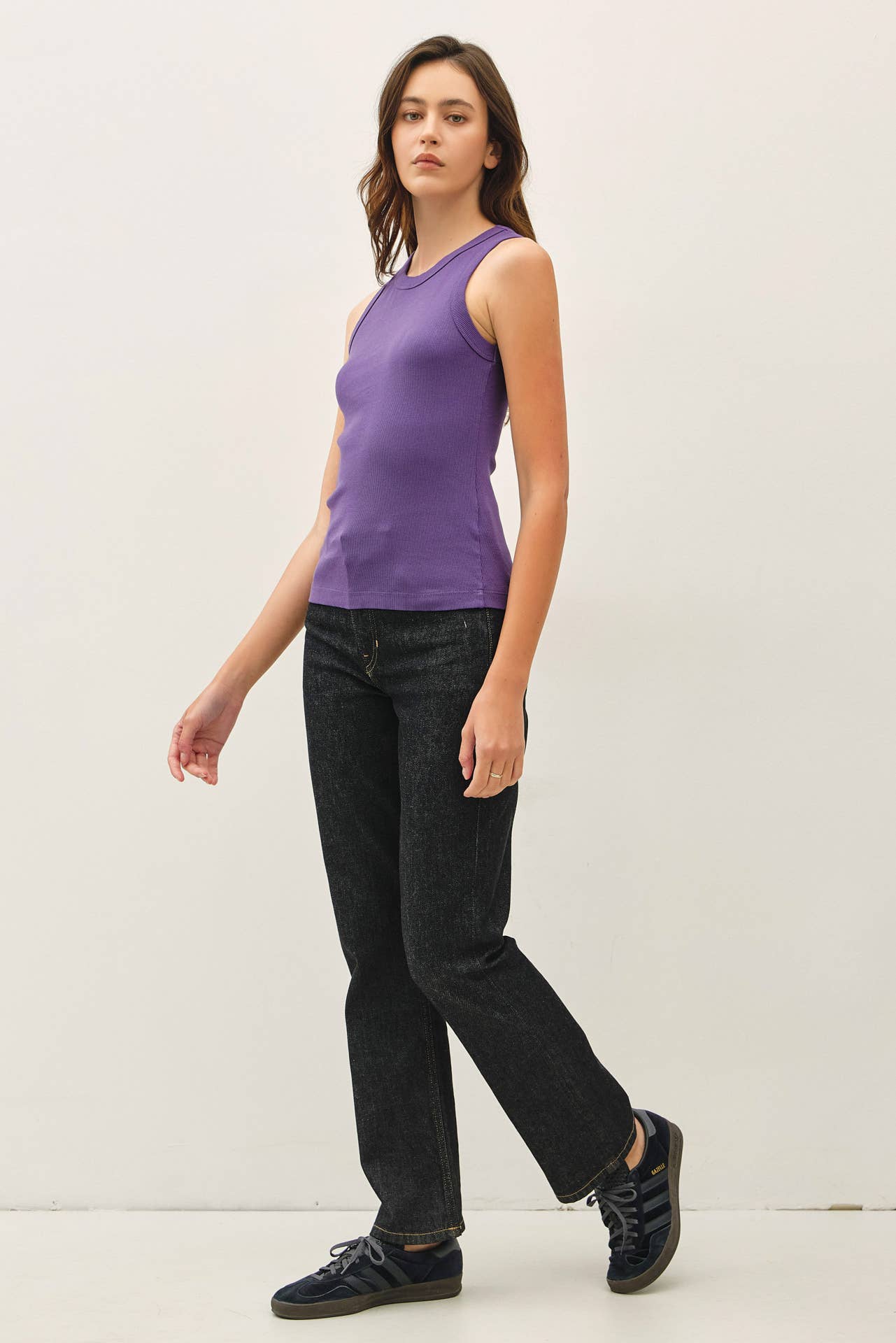 High Neck Muscle Tank