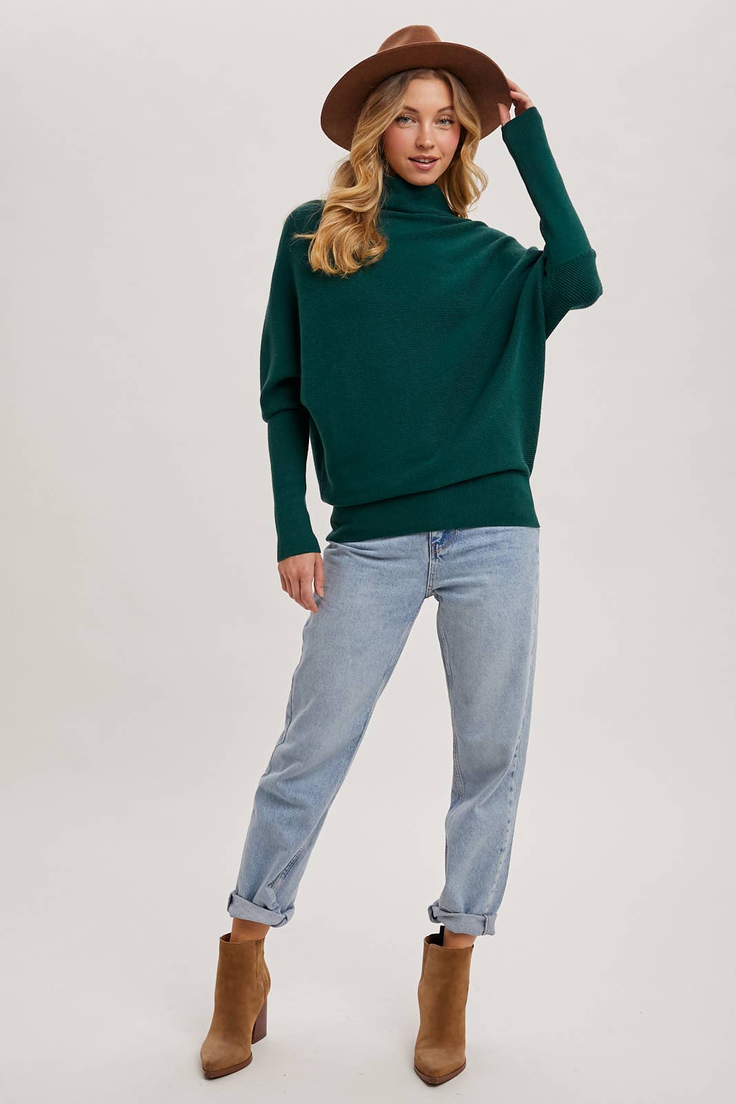 Slouch Neck Dolman Sleeve
