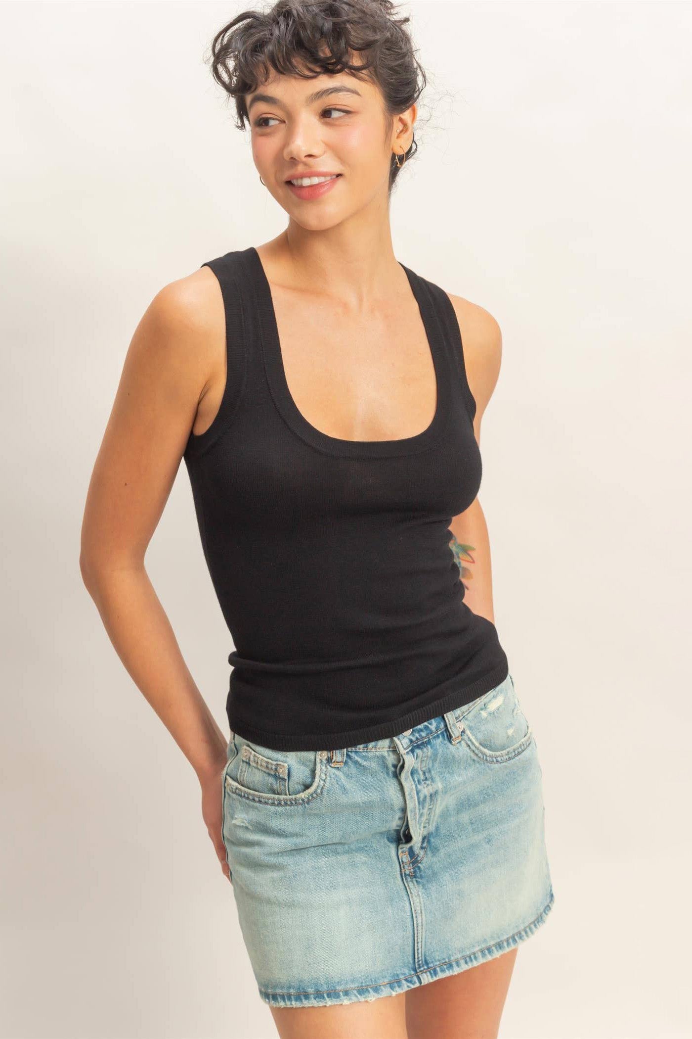 Scoop Neck Tank Top